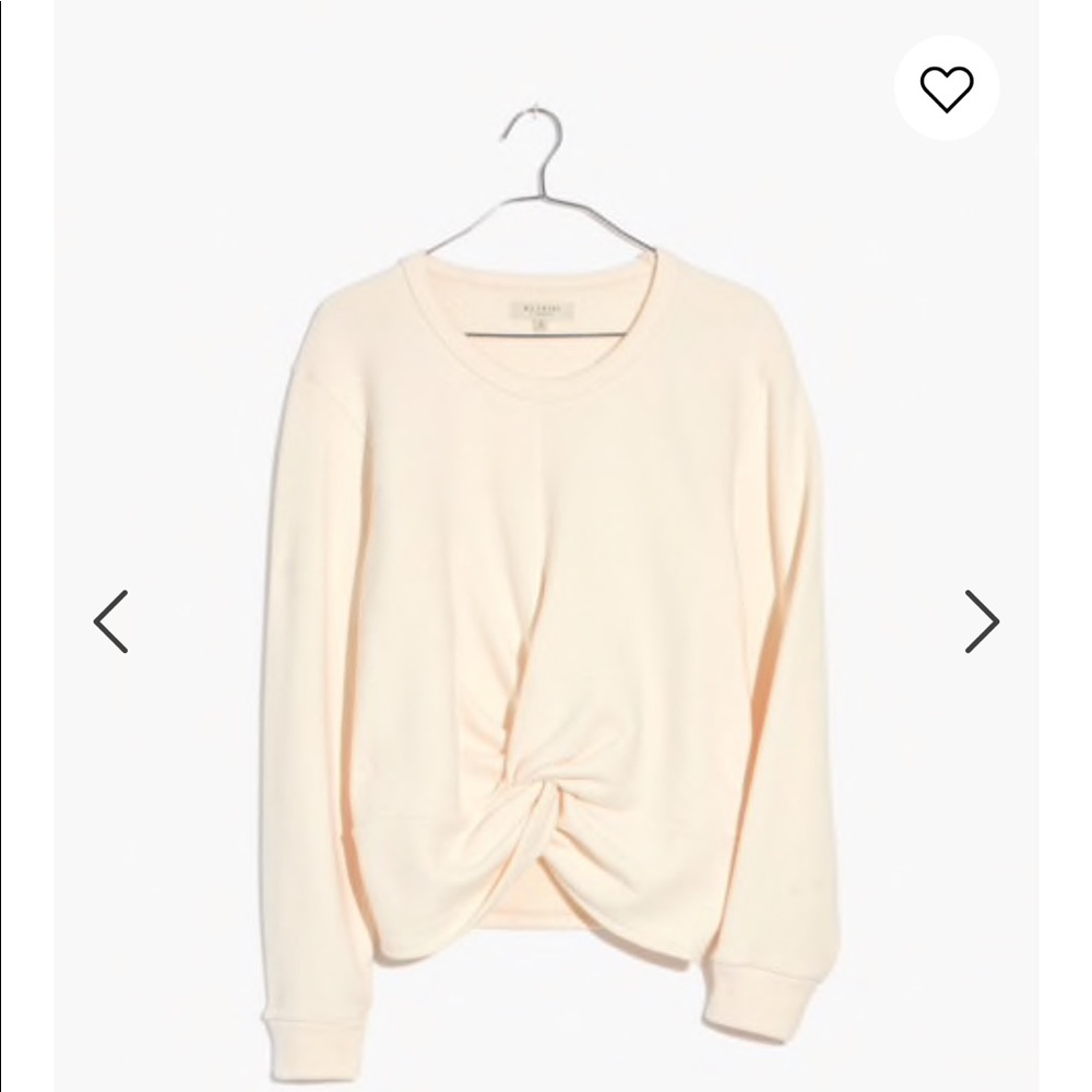 ISO Madewell Twist-Front Sweatshirt
